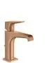 AXOR-HG-AXOR-Citterio-E-Einhebel-Waschtischmischer-130-mit-Hebelgriff-und-Zugstangen-Ablaufgarnitur-Brushed-Bronze-36110140 gallery number 1